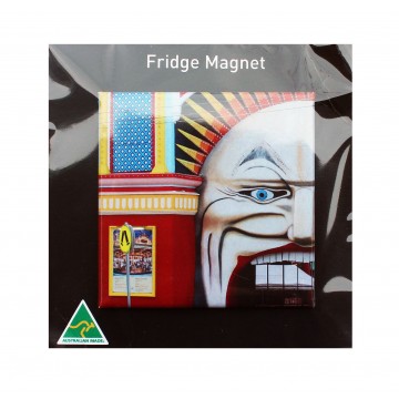 Luna Park Fridge Magnet